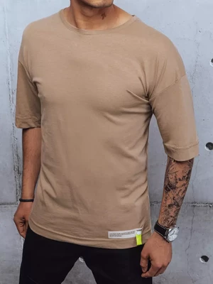 Men's T-shirt with cappuccino patch Dstreet z