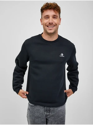 Black Mens Sweatshirt Converse - Men