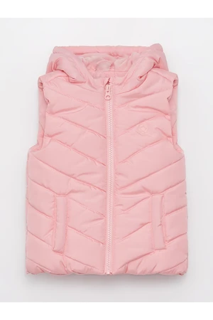 LC Waikiki Baby Girl Inflatable Vest with a Hoodie