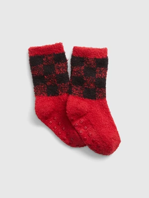 GAP Underwear - Kids' Plaid Socks Red