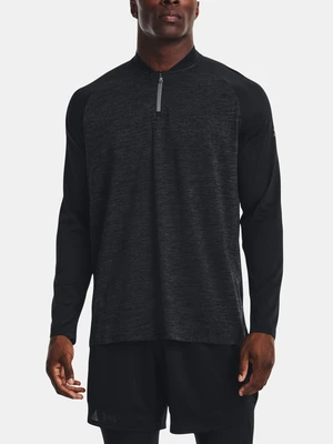 Under Armour T-Shirt UA Tech 2.0 Novelty 1/4 Zip-BLK - Men