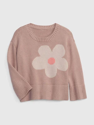 GAP Children's sweater with flower - Girls