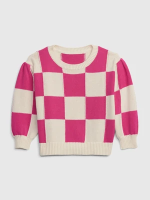 GAP Kids sweater with checkerboard - Girls