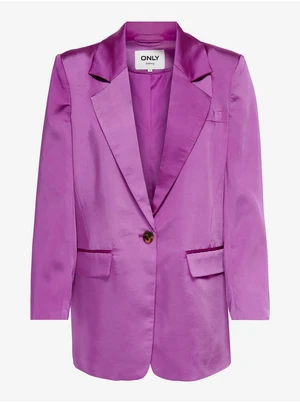 Purple Women's Satin Jacket ONLY Lana - Women