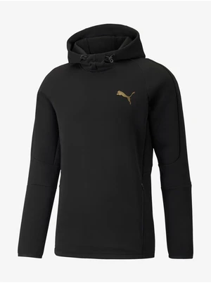 Puma Sweatshirt EVOSTRIPE Hoodie Black-Gold - Men