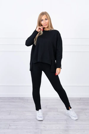 Complete with oversize blouse black