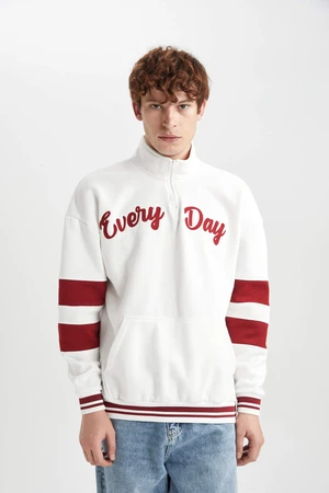 DEFACTO Oversize Fit Long Sleeve Sweatshirt