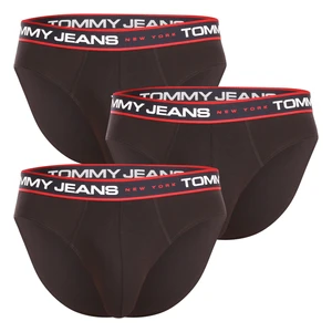 3PACK men's briefs Tommy Hilfiger black