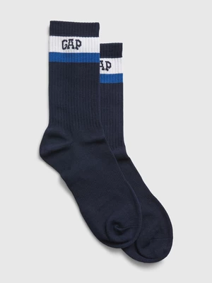 Dark blue men's high socks GAP athletic