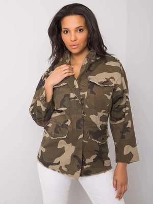 Women's camouflage jacket Rochelle - Khaki