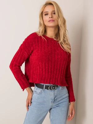 Dark red sweater from Olivvia RUE PARIS