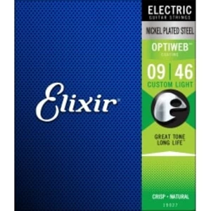 Elixir Optiweb 0946 19027 Struny Do Gitary Elektrycznej