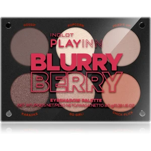 Inglot PlayInn Eyeshadow Palette paletka očních stínů odstín Blurry Berry 8 g