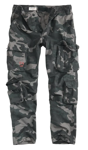 Nohavice SURPLUS® Airborne Slimmy - black camo (Farba: Black Camo, Veľkosť: M)