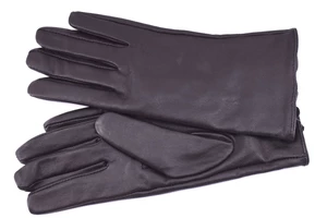 Dámské prodloužené kožené rukavice Every - tmavě hnědá (S)
