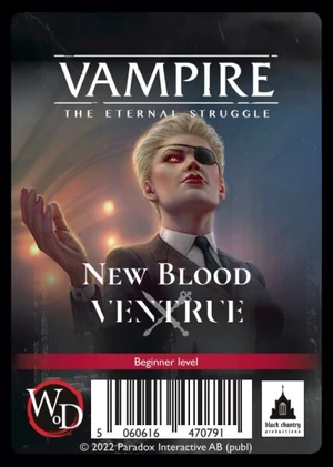 Black Chantry Vampire: The Eternal Struggle TCG - New Blood Ventrue