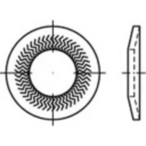 Pérové podložky 159406, vnitřní Ø: 20 mm, pružinová ocel, 100 ks