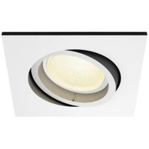 LED stropní reflektory Philips Lighting Hue Hue White & Col. Amb. Centura Einbauspot eckig weiß 350lm, GU10, 5.7 W, N/A