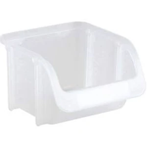 Otevřený skladovací box Alutec velikost 1 transparentní Hünersdorff 671700, 0.46 l, (š x v x h) 115 x 100 x 75 mm, transparentní