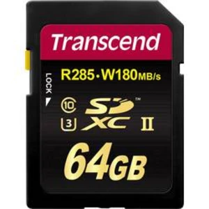 Paměťová karta SDXC, 64 GB, Transcend Premium 700S TS64GSDC700S, Class 10, UHS-II, UHS-Class 3, v90 Video Speed Class