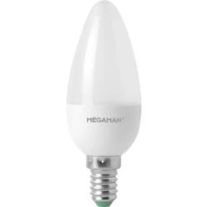 LED žárovka Megaman MM21122 230 V, E14, 3.5 W = 25 W, teplá bílá, A+ (A++ - E), tvar svíčky, stmívatelná, 1 ks