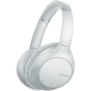 Bluetooth®, kabelová Hi-Fi sluchátka Over Ear Sony WH-CH710N WHCH710NW.CE7, bílá