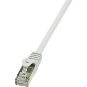 Síťový kabel RJ45 LogiLink CP1032D, CAT 5e, SF/UTP, 1.00 m, šedá