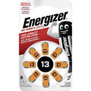 Knoflíková baterie ZA13, Energizer PR48, zinek-vzduch, vhodné do naslouchátek, 8 ks