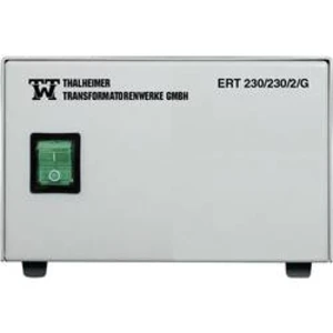 Thalheimer ERT 230/230/2G laboratorní oddělovací transformátor s pevným napětím, Kalibrováno dle (ISO), 460 VA, výstup 4 x 230 V/AC