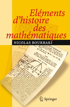 ElÃ©ments d'histoire des mathÃ©matiques