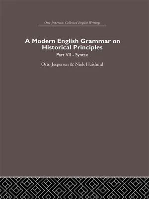 A Modern English Grammar on Historical Principles