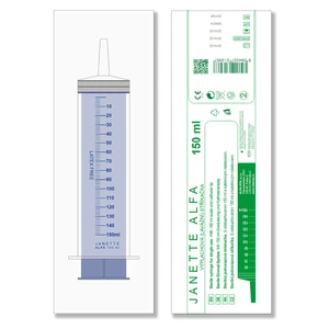 JANETTE ALFA Lavážna sterilná striekačka 150 ml 1 kus