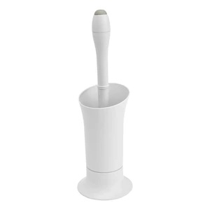 Biela WC kefa Addis Ultra Press Toilet Brush