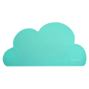 Tyrkysové silikónové prestieranie Kindsgut Cloud, 49 x 27 cm