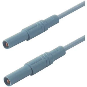 4 mm safety test lead, 2x straight plugs, 2,5 mm², 100 cm