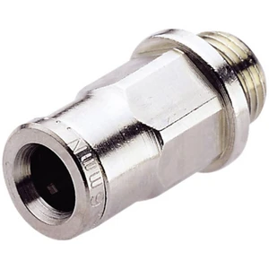 Norgren rovná spojka 102251238   Vonkajší závit: 3/8"  Ø vedenie: 12 mm   1 ks