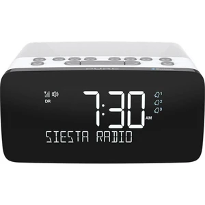 Pure Siesta Charge rádiobudík DAB+, FM Bluetooth, USB  s USB nabíjačkou biela