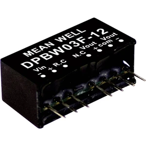 Mean Well DPBW03F-15 DC / DC menič napätia, modul   100 mA 3 W Počet výstupov: 2 x