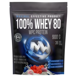 MAXXWIN 100% Whey protein 80 divoká malina 900 g