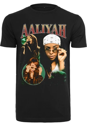 Aaliyah Retro Oversize T-Shirt Black