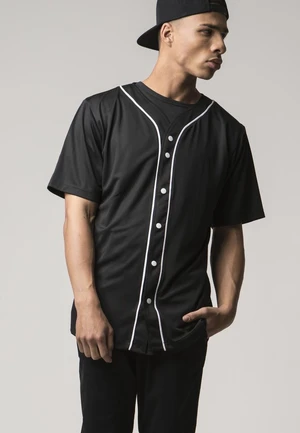 Baseball mesh jersey blk/wht