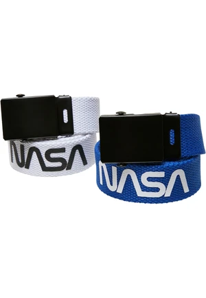 NASA Belt Kids 2-Pack White/Blue