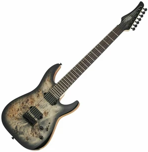Schecter C-7 Pro Charcoal Burst Guitare électrique