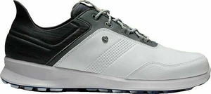 Footjoy Statos White/Charcoal/Blue Jay 42 Chaussures de golf pour hommes