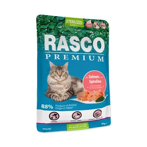 Rasco Premium Sterilized losos se spirulinou kapsička 85 g