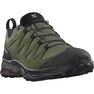 Salomon X Ward Leather GTX EU 46 ⅔, Deep Lichen/Black/Olive Night Pánské boty