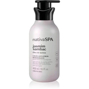 Nativa SPA Jasmine Sambac upokojujúce telové mlieko 400 ml