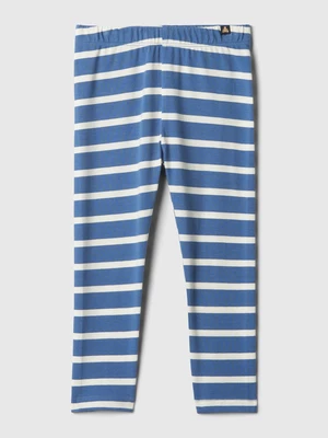 White-and-blue striped GAP Leggings for Girls