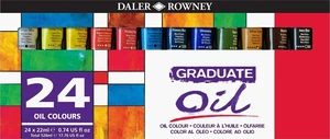 Daler Rowney Graduate Ensemble de peintures à l'huile 24 x 22 ml