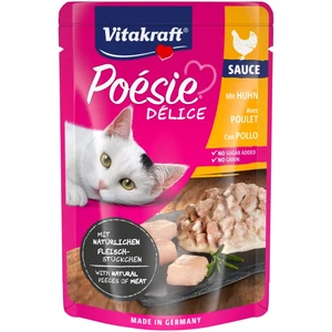 Vitakraft POÉSIE dĺžky kurča v omáčke - 85g